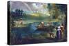 Fishing-Edouard Manet-Stretched Canvas