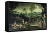 Fishing-Annibale Carracci-Framed Stretched Canvas