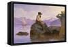 Fishing-François-Louis David Bocion-Framed Stretched Canvas