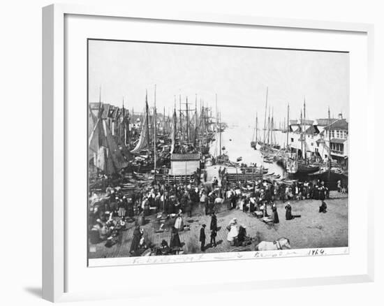 Fishmarket in Progress-null-Framed Photographic Print