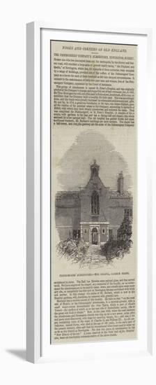 Fishmongers' Almshouses, the Chapel, Garden Front-null-Framed Premium Giclee Print