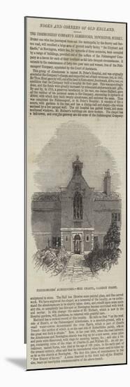 Fishmongers' Almshouses, the Chapel, Garden Front-null-Mounted Premium Giclee Print