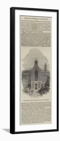 Fishmongers' Almshouses, the Chapel, Garden Front-null-Framed Giclee Print