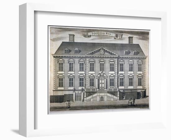 Fishmongers' Hall, City of London, C1750-Sutton Nicholls-Framed Giclee Print