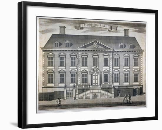 Fishmongers' Hall, City of London, C1750-Sutton Nicholls-Framed Giclee Print