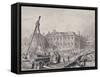 Fishmongers' Hall from North East, London, C1835-John Woods-Framed Stretched Canvas