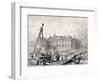 Fishmongers' Hall, Thames Street, London, C1827-William Henry Bartlett-Framed Giclee Print