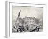 Fishmongers' Hall, Thames Street, London, C1827-William Henry Bartlett-Framed Giclee Print