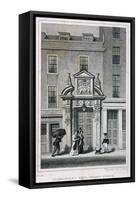 Fishmongers' Hall, Thames Street, London, C1835-John Greig-Framed Stretched Canvas