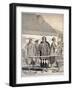 Fishmongers, Victoria Street, Hong Kong, China, 19th Century-M & N Hanhart-Framed Giclee Print