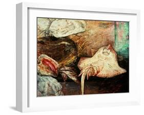 Fishstand With Ray, 1892-James Ensor-Framed Giclee Print