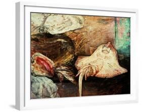 Fishstand With Ray, 1892-James Ensor-Framed Giclee Print