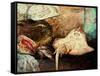 Fishstand With Ray, 1892-James Ensor-Framed Stretched Canvas