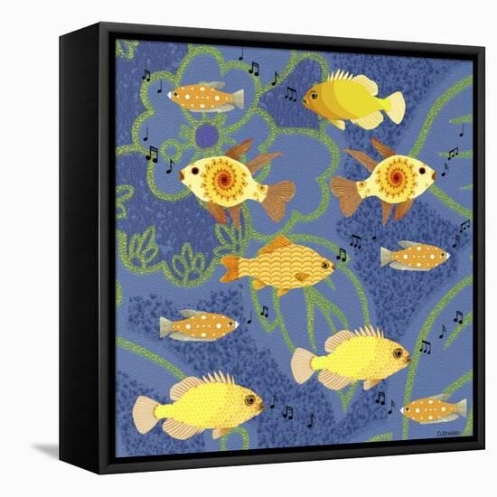 Fishtales 5-David Sheskin-Framed Stretched Canvas