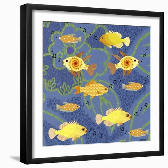 Fishtales 5-David Sheskin-Framed Giclee Print