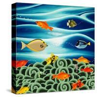 Fishtales I-David Sheskin-Stretched Canvas