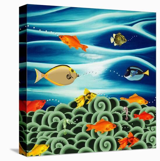 Fishtales I-David Sheskin-Stretched Canvas