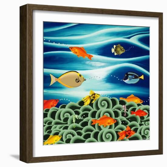 Fishtales I-David Sheskin-Framed Giclee Print