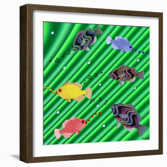 Fishtales IX-David Sheskin-Framed Giclee Print