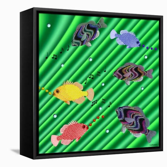 Fishtales IX-David Sheskin-Framed Stretched Canvas