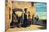 Fishwives in Lerici, 1860-Telemaco Signorini-Mounted Giclee Print