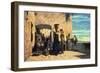 Fishwives in Lerici, 1860-Telemaco Signorini-Framed Giclee Print