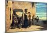 Fishwives in Lerici, 1860-Telemaco Signorini-Mounted Giclee Print