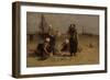 Fishwives on the Beach (Oil on Canvas)-Bernardus Johannes Blommers or Bloomers-Framed Giclee Print