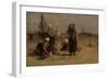 Fishwives on the Beach (Oil on Canvas)-Bernardus Johannes Blommers or Bloomers-Framed Giclee Print