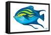 Fishy II-Julie DeRice-Framed Stretched Canvas