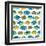 Fishy Pattern-Julie DeRice-Framed Art Print