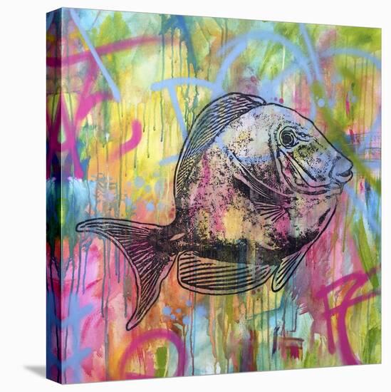 Fishy Spray-Dean Russo-Stretched Canvas