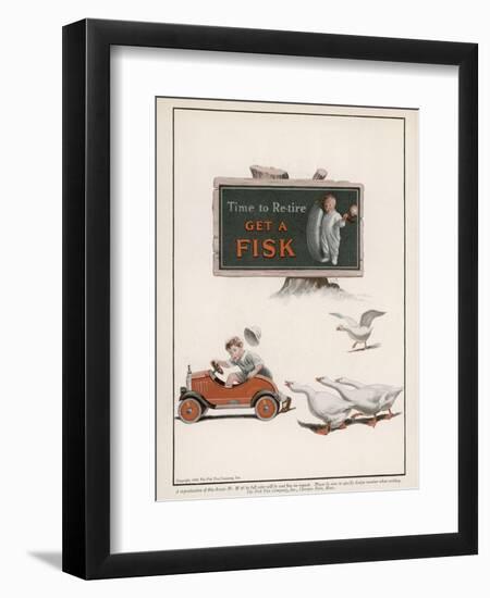 Fisk Tyres, Time to Re-Tire-null-Framed Premium Photographic Print