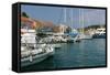 Fiskardo Harbour, Kefalonia, Greece-Peter Thompson-Framed Stretched Canvas