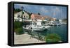 Fiskardo Harbour, Kefalonia, Greece-Peter Thompson-Framed Stretched Canvas