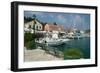 Fiskardo Harbour, Kefalonia, Greece-Peter Thompson-Framed Photographic Print