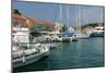 Fiskardo Harbour, Kefalonia, Greece-Peter Thompson-Mounted Photographic Print