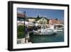 Fiskardo Harbour, Kefalonia, Greece-Peter Thompson-Framed Photographic Print