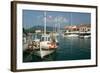 Fiskardo Harbour, Kefalonia, Greece-Peter Thompson-Framed Photographic Print