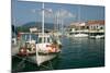 Fiskardo Harbour, Kefalonia, Greece-Peter Thompson-Mounted Photographic Print