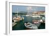 Fiskardo Harbour, Kefalonia, Greece-Peter Thompson-Framed Photographic Print