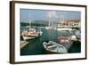 Fiskardo Harbour, Kefalonia, Greece-Peter Thompson-Framed Photographic Print