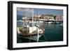 Fiskardo Harbour, Kefalonia, Greece-Peter Thompson-Framed Photographic Print