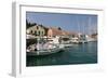 Fiskardo Harbour, Kefalonia, Greece-Peter Thompson-Framed Photographic Print