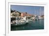 Fiskardo Harbour, Kefalonia, Greece-Peter Thompson-Framed Photographic Print