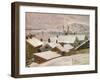 Fiskebackskil in Winter, 1899 (Oil on Canvas)-Carl Wilhelm Wilhelmson-Framed Giclee Print