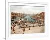 Fisketorget, Bergen, Pub. C.1900-null-Framed Giclee Print