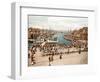 Fisketorget, Bergen, Pub. C.1900-null-Framed Giclee Print