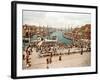 Fisketorget, Bergen, Pub. C.1900-null-Framed Giclee Print