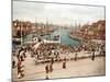 Fisketorget, Bergen, Pub. C.1900-null-Mounted Giclee Print